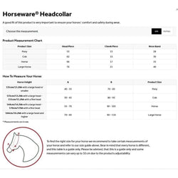 Horseware Signature Grooming Headcollar Padded Fleece Adjustable Head Collar