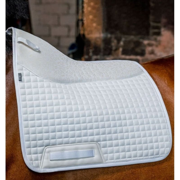 Horseware Tech Comfort Pad Close Dressage Square Padded Saddle Cloth Black/White