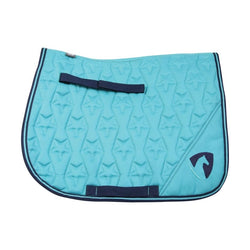 Hy Equestrian Belton Saddle Pad Childrens Small Pony Pony/Cob Navy/Pink/Teal