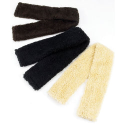 Hy Equestrian Faux Fur Fabric Girth Sleeve Reduces Rubbing and Girth Galls Comfort Black SALE
