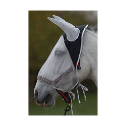 Hy Equestrian Fly Eye and Ear Shield Fly Mask With Tie Fastenings One Size