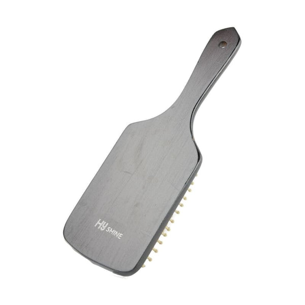 Hy Equestrian HyShine Deluxe Wooden Mane and Tail Brush With Strong Bristles