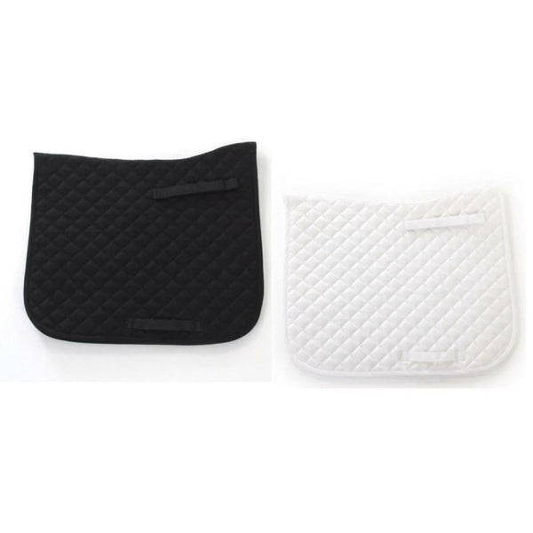 Hy Equestrian HySpeed Raised Wither Dressage Saddle Cloth Saddlepad White/Black