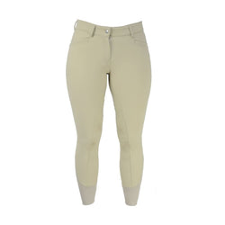 Hy Equestrian Ladies Arctic Softshell Fleece Lined Breeches Beige 24'-34'