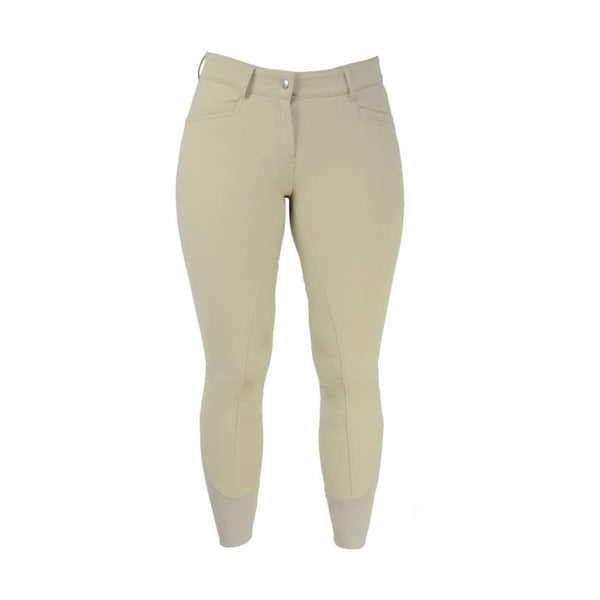 Hy Equestrian Ladies Arctic Softshell Fleece Lined Breeches Beige 24'-34'