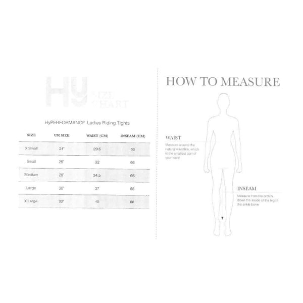 Hy Equestrian Ladies Oslo Fleece Lined Everyday Softshell Riding Tights XS-XL