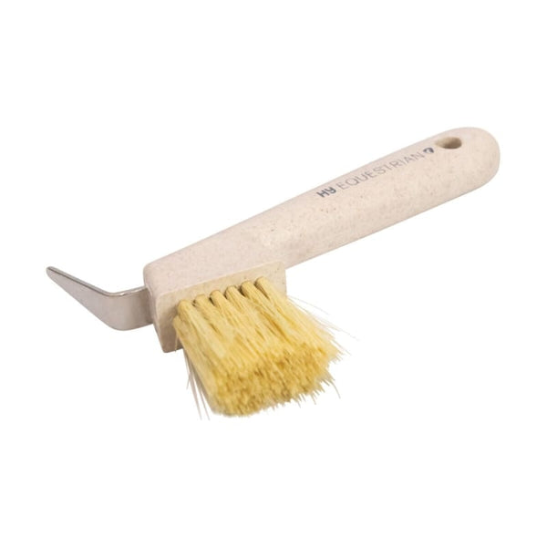 Hy Equestrian Recycled Hoof Pick With Eco-Friendly Stiff Mexico Tampico Bristles