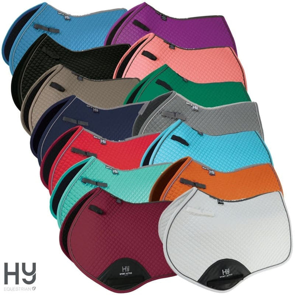 Hy Equestrian Hy Sport Active Close Contact Saddle Pad Cotton andWicking Material