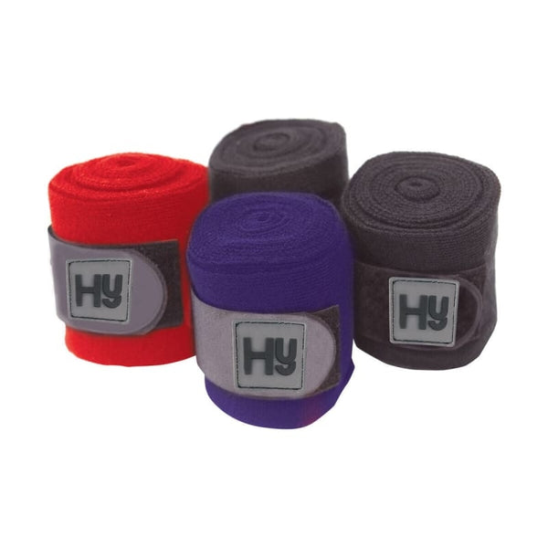 Hy Equestrian Stable Bandage Set of 4 For Travel and Dressing Injuries All Colours