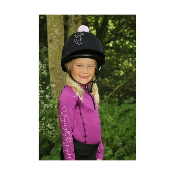 Hy Equestrian Stella Children's Unisex Base Layer Long Sleeve XC Top 3-10 Years