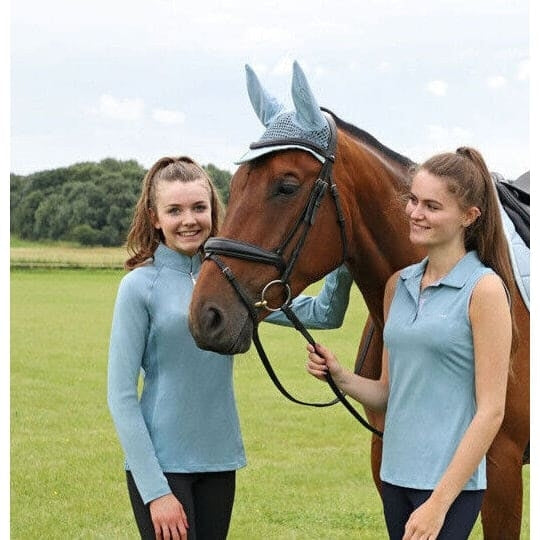 Hy Equestrian Synergy Fly Veil CloseKnit Crochet Ear Bonnet with Breathable Ears