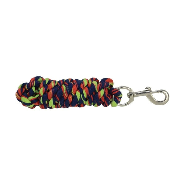 Hy Equestrian Three Toned Lead Rope 2 Meter Multi Coloured Horse and Pony Leadrope SALE