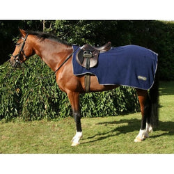 Hy StormX Original Warm Wicking Wrap Around Fleece Exercise Sheet Navy All Sizes