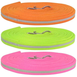 HyVIZ Reflective Reflector Flourescent Hi Viz Lunge Rein Line Yellow/Pink/Orange
