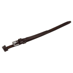 JHL Flat Leather Lip Strap With Buckle Black/Brown One Size SALE