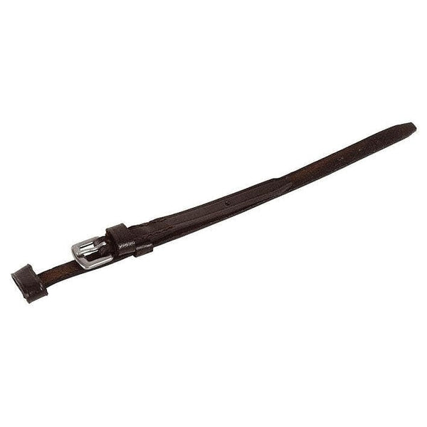 JHL Flat Leather Lip Strap With Buckle Black/Brown One Size SALE