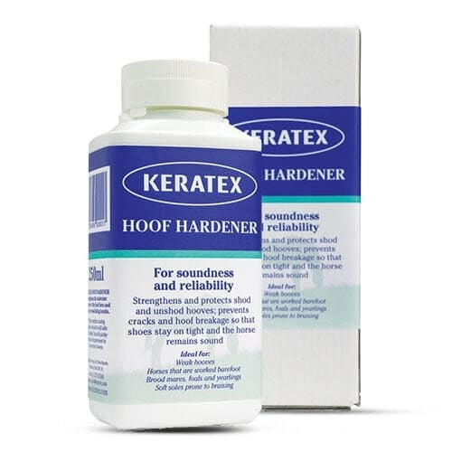 Keratex Hoof Hardener Brittle Cracked Soft Weak Breaking Dry Hooves and Thin Soles