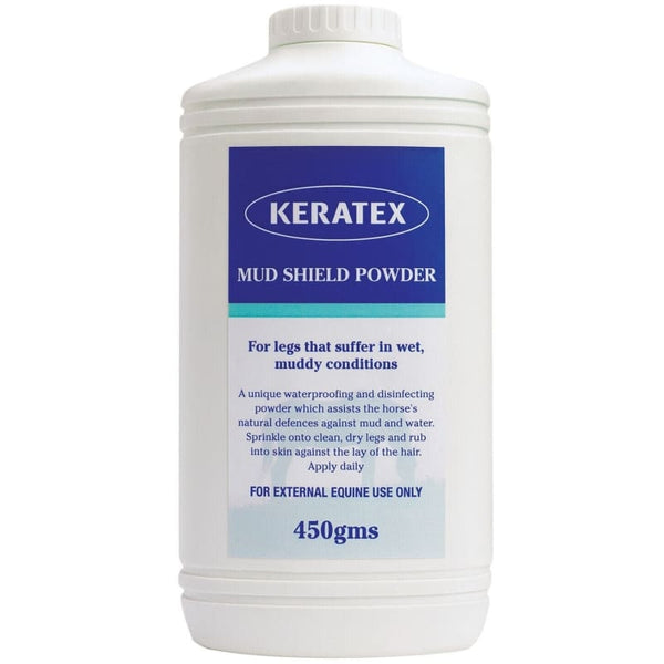 Keratex Mud Shield Powder Clean Protect Horses Legs Broken Skin Scabs Mud Fever