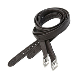 Kieffer Elefant Soft II Non-Stretch Nylon Core Stirrup Leathers Black/Brown
