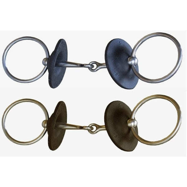 LeMieux Acavallo Contour Bit Guards Silicone Gel Rings 0 Pinch Chaff Black SALE