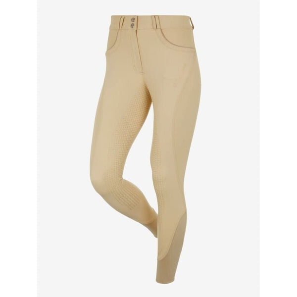 LeMieux Amara II Full Seat Ladies Breeches Silicone Grip Comfy Navy/Beige/White