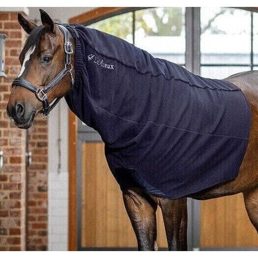 LeMieux Arika Satin and Fleece Anti-Rub Bib Padded Warm Wicking Hood Neck Cover SALE