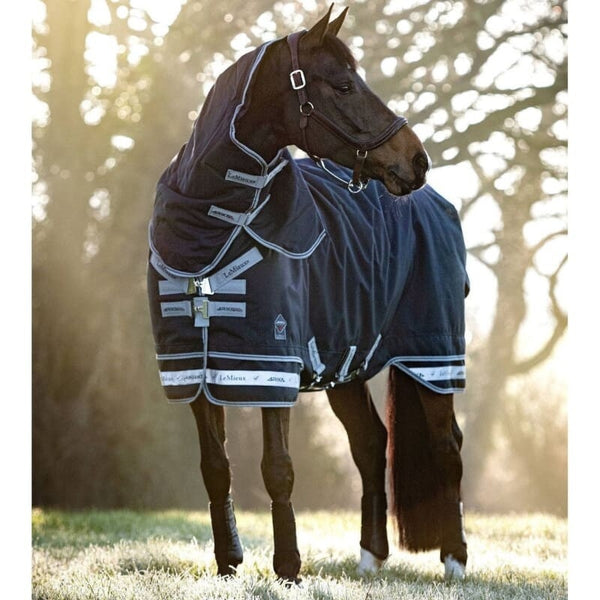 LeMieux Arika Storm-Tek Heavyweight Heavy 350g Turnout Rug with Hood 5'3'-7'0'
