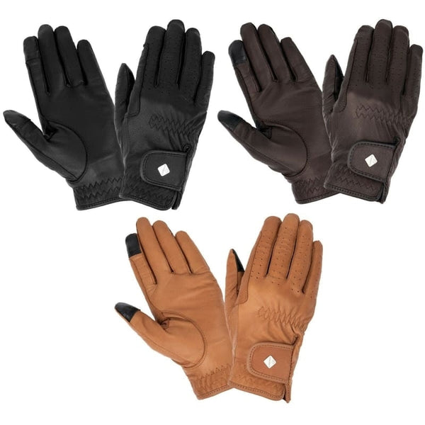 LeMieux Classic Leather Performance Soft Riding Gloves Black Small SALE