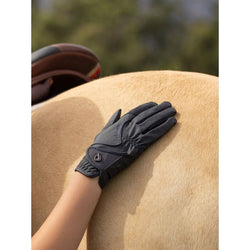 LeMieux Close Contact Gloves Performance Soft Feel Riding Black/Brown/Navy/White