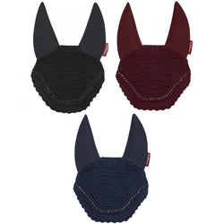 LeMieux Diamante Acoustic Ears Crochet Fly Hood Veil Ear Net Reduces Loud Noise