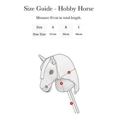 LeMieux Hobby Horse Chancer Toy Bay Race Pony Fluffy Soft Kids Mini Play Plushie