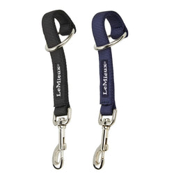 LeMieux Luxury ProKit Hook and Loop Strap Nylon Hanging Show/Yard Clip Black/Navy
