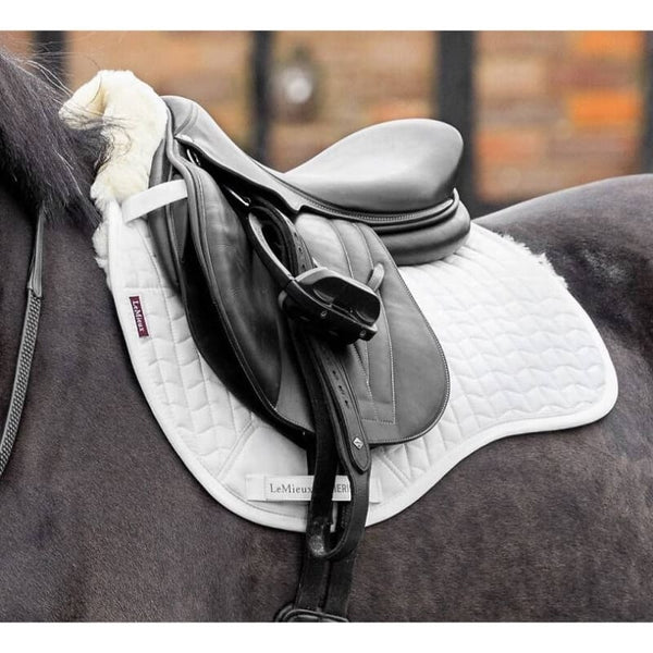 LeMieux Merino+ Half Lined GP Square General Purpose Wool Black/White/Brown M/L