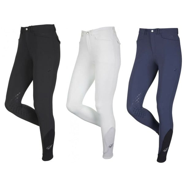 LeMieux Monsieur Lightweight 4 way Stretch Mens Breeches Black/Navy/White 28-36