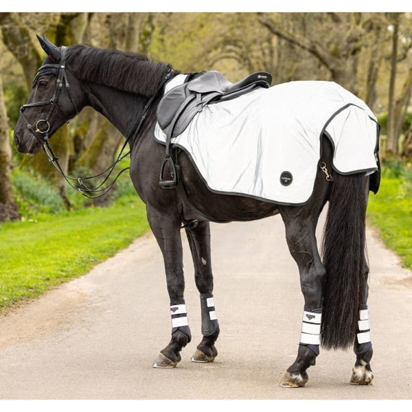 LeMieux Reflective Exercise Sheet HiViz Warm Waterproof Fleece Riding Rug S-XL