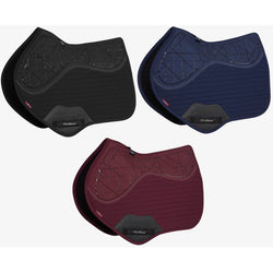LeMieux Soft Shell Anti Slip Close Contact Square Jump Silicone Padded Saddlepad