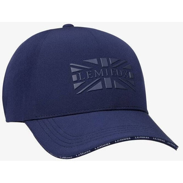 LeMieux Union Jack Baseball Cap Unisex Breathable Lightweight Softshell Navy