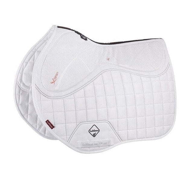 LeMieux X-Grip Silicone Suede Euro Jump Memory Foam Square Black Large SALE