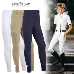 LeMieux Young Rider Boys Breech Lightweight Teens Kids Pleated Jods Age 9-14