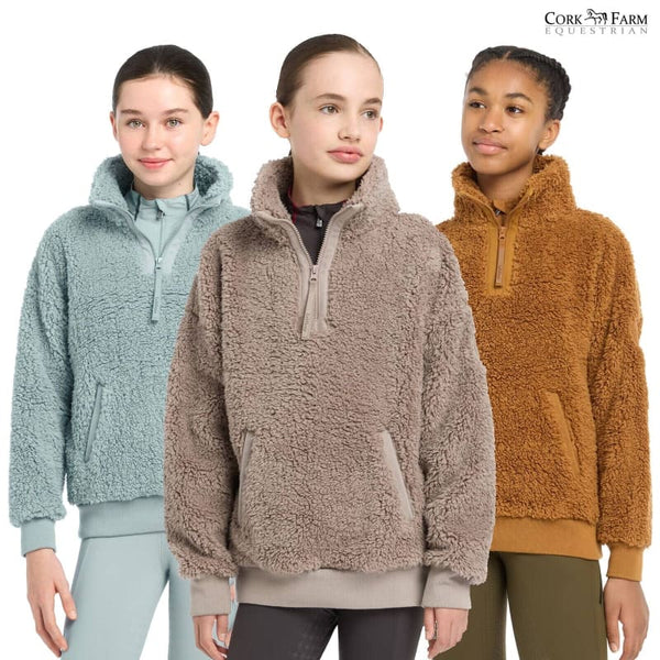LeMieux Young Rider Tia Teddy Fleece Lined Teens Kids Warm Cosy Jumper Age 7-14
