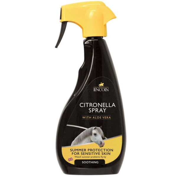 Lincoln Citronella Spray with Aloe Vera Fly Midge Insect Repellent for Horses