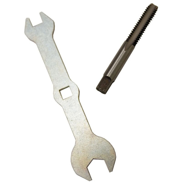 Liveryman Stud Tap and Spanner Tool Set For Preparing Stud Holes and Fitting Studs