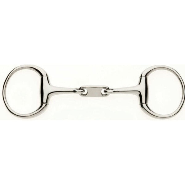 Lorina Dr Bristol Eggbutt Snaffle Angled Tongue Plate For Strong Horses 5-5.5'
