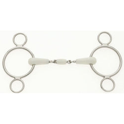 Lorina Flexi Peanut Joint Continental 2 Ring Dutch Gag Young/Sensitive Horses