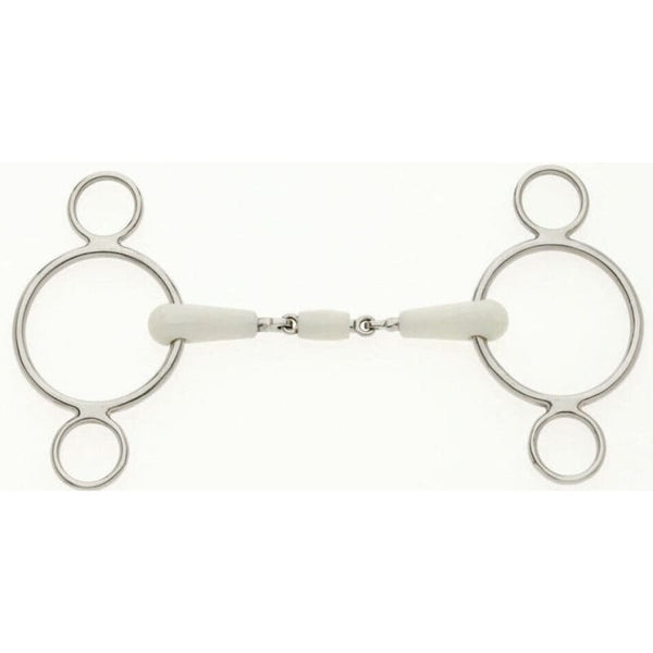 Lorina Flexi Peanut Joint Continental 2 Ring Dutch Gag Young/Sensitive Horses