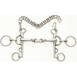 Lorina Loose Ring Rugby Pelham WIth French Link Alternative Weymouth Showing Bit