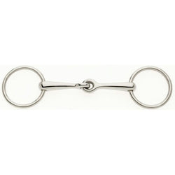 Lorina Single Jointed Loose Ring Weymouth Bradoon Snaffle Bit Dressage Legal 6.25" SALE