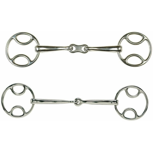 Lorina Single Jointed/French Link Loop Ring Wilkie Snaffle 4'4.5' 5' 5.5' 6'