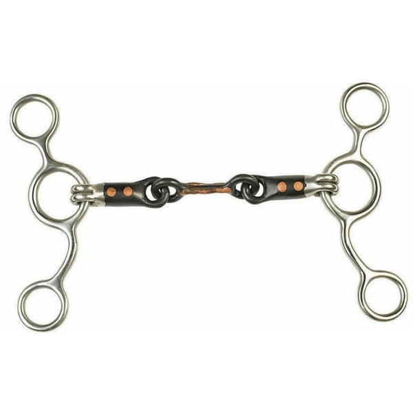 Lorina Sweet Iron Link Tom Thumb Gag Horse Bit For Softness and Mouthing 4.5' - 6'