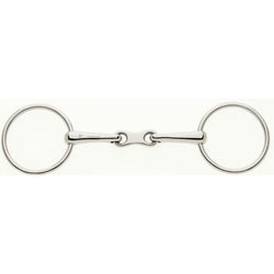 Lorina Thin French Link Loose Ring Snaffle Stainless Steel Horse Bit 4.5' - 6'